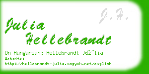 julia hellebrandt business card